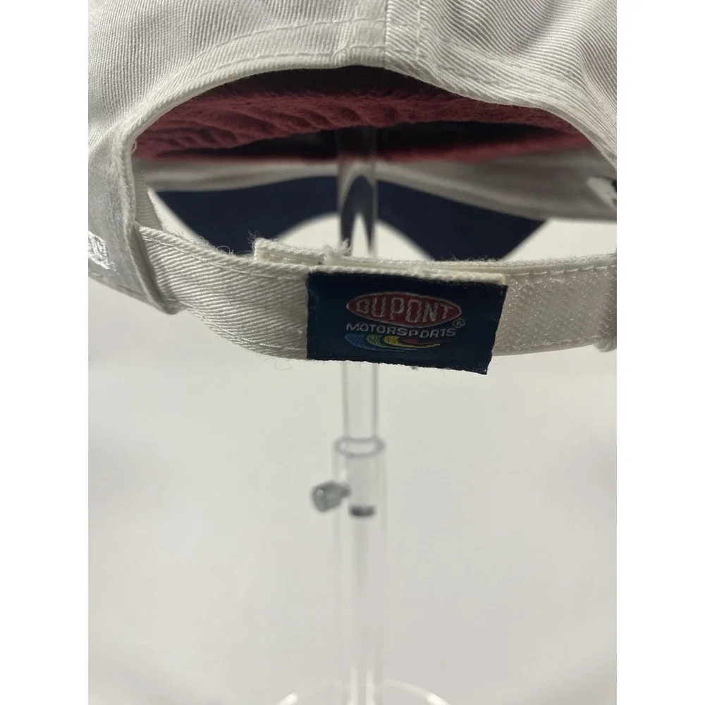 Vintage Jeff Gordon #24 NASCAR Dupont Motorsports White Adjustable Hat Cap